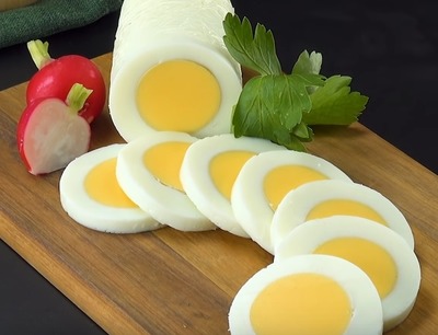 Как сделать яйцо-колбаску для бутербродов. МК