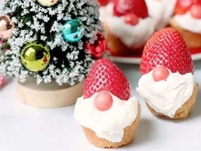 Печенье с клубникой «Рождественские гномы»