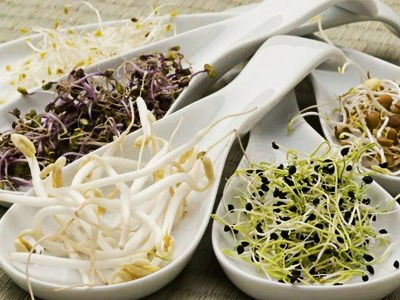 Как прорастить бобовые и зёрна для салата