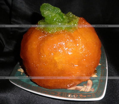 Мини-тортик «Ведьмина тыква» крошковый