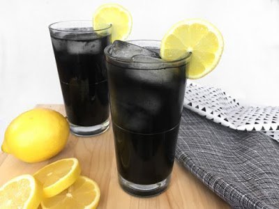 Чёрный-чёрный … лимонад — рецепт на Хэллоуин